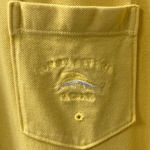 Tommy Bahama Relax Banana Yellow Long Sleeve Pullover Shirt Size XL - Picture 3 of 7